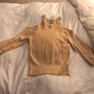 Zara sweater with fun cut in shoulder sleeve